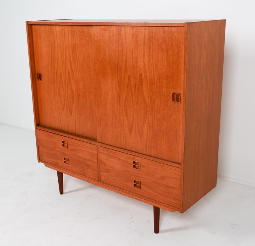 MID-CENTURY DANISH TEAK CABINET C. 1970'S (1 of 15)