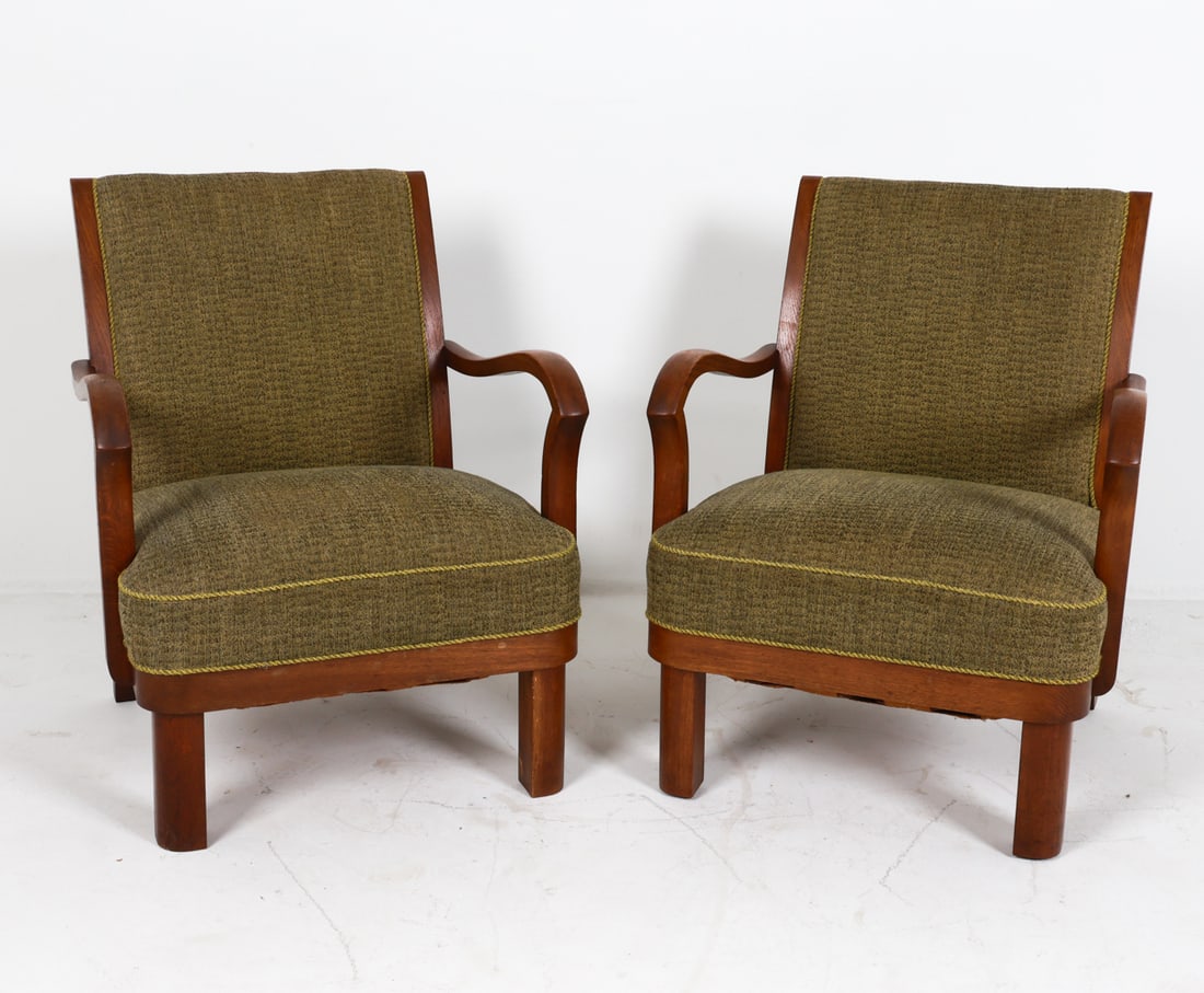 Frits Schlegel For Fritz Hansen Oak Rocking Chair