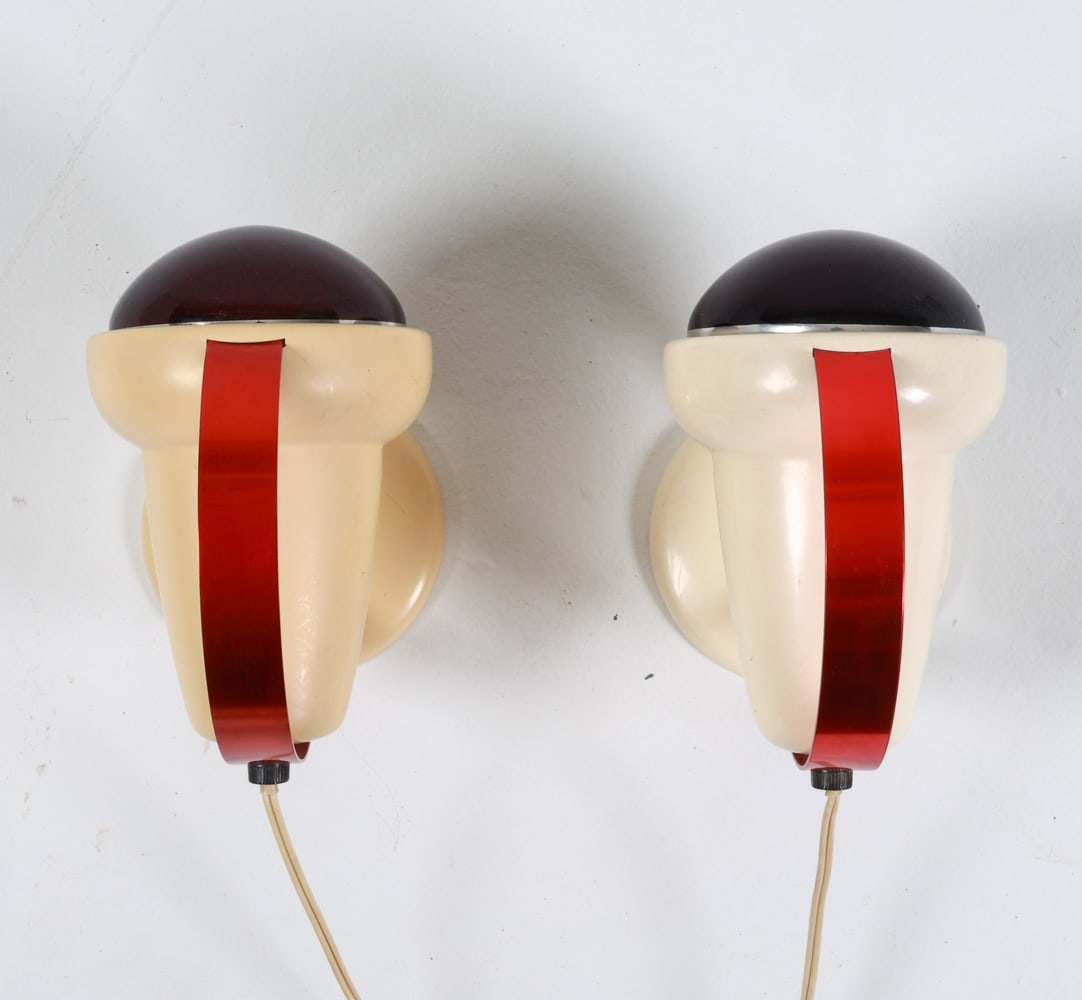 PAIR OF PHILIPS 'INFRAPHIL' HEAT LAMP C. 1950'S (1 of 13)