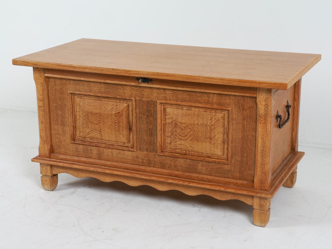 KJAERNULF STYLE DANISH OAK CHEST C. 1970'S (1 of 17)