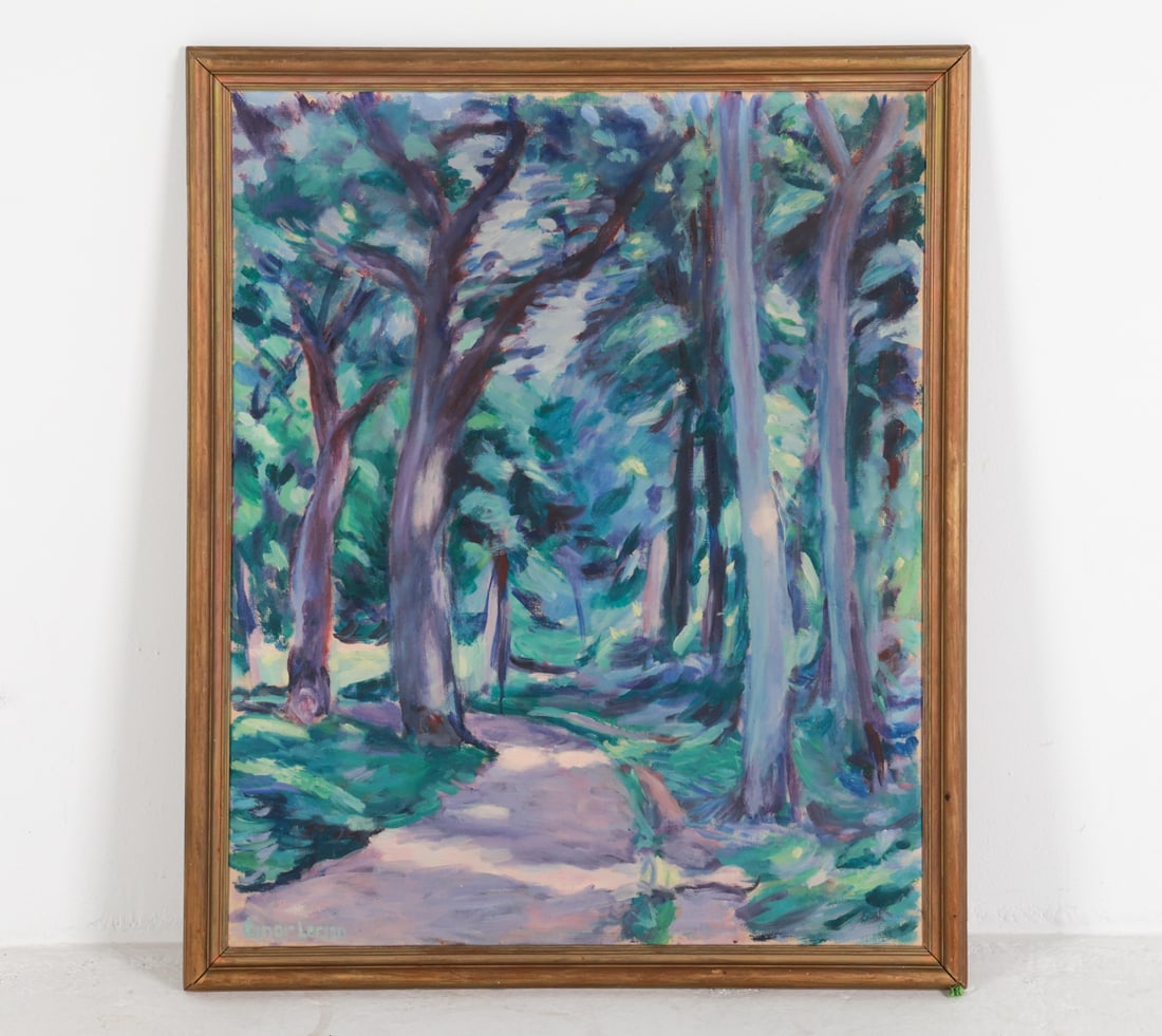 EJNAR LARSEN (DENMARK 20TH C.) LANDSCAPE O/C (1 of 9)