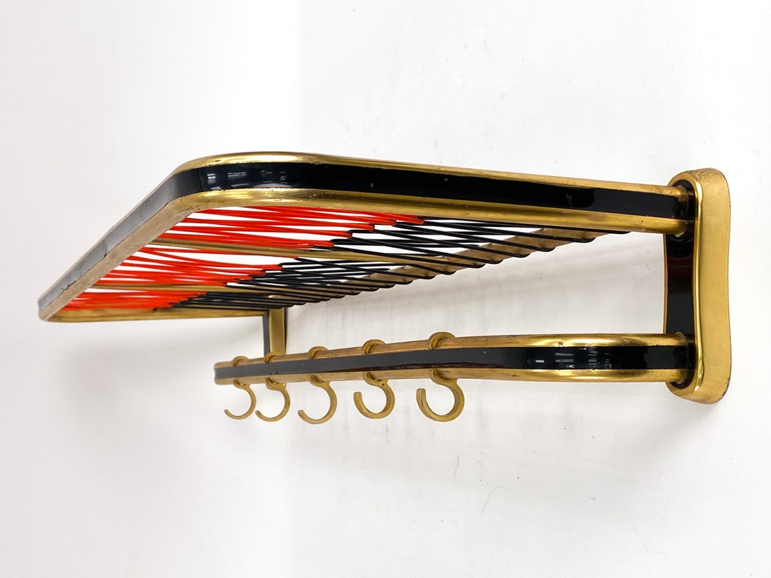 MID-CENTURY DUTCH METAL COAT RACK C. 1960'S (1 of 8)