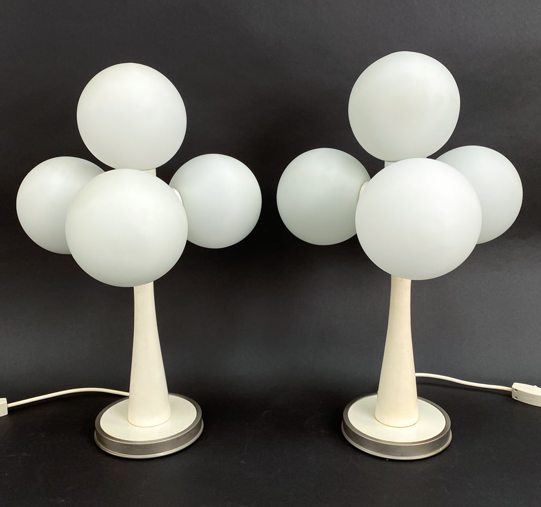 PAIR OF GERMAN SPACE AGE TABLE LAMPS C. 1970'S (1 of 12)