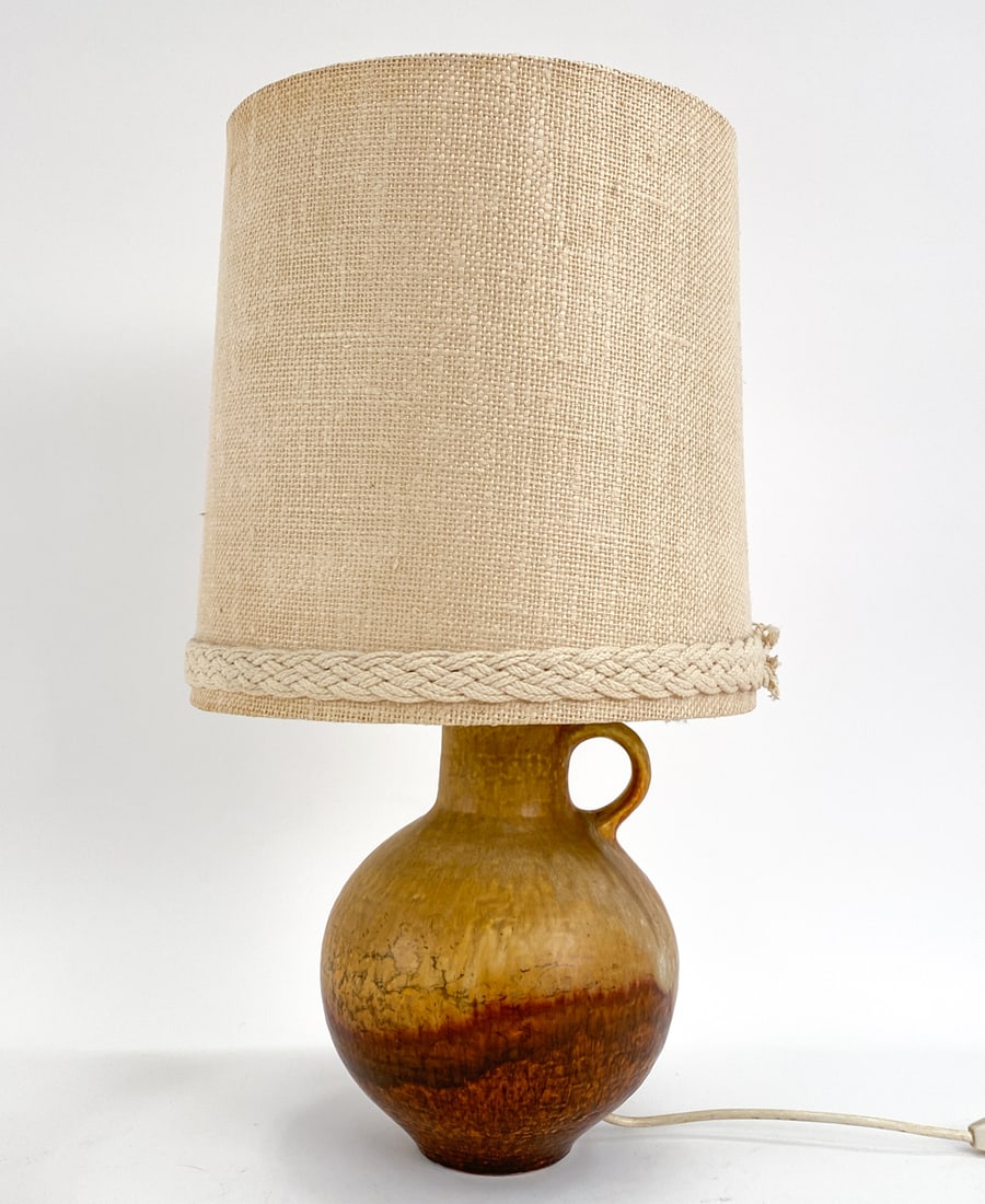 WEST GERMAN CERAMIC TABLE LAMP C. 1960'S (1 of 10)