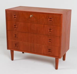 KAI KRISTIANSEN DANISH TEAK DRAWERS C. 1970'S