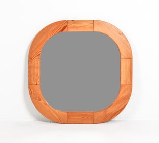 ROLAND WILHElMSSON STYLE PINE WALL MIRROR