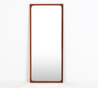 AKSEL KJERSGAARD ROSEWOOD WALL MIRROR C. 1970'S