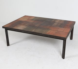 BRITT SALLINGBOE STEEL & TILE COFFEE TABLE