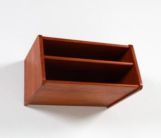 DANISH TEAK WALL SHELF C.1960'S
