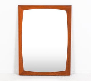 AKSEL KJERSGAARD TEAK WALL MIRROR C. 1970'S