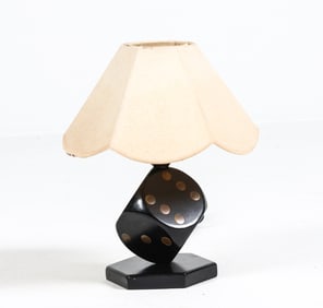 VINTAGE DANISH 'DICE' TABLE LAMP