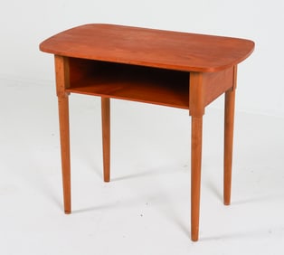 NIELS CHRISTENSEN JUN. TEAK SIDE TABLE C.1960'S