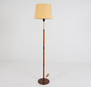 JO HAMMERBORG DANISH TEAK FLOOR LAMP C. 1970'S