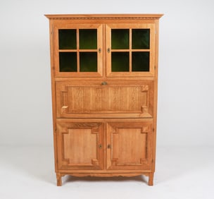 HENRY KJAERNULF DANISH OAK CABINET C. 1970'S