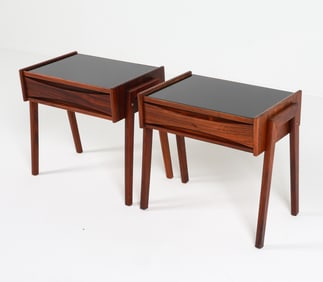 ATTR. ARNE VODDER DANISH ROSEWOOD NIGHTSTANDS