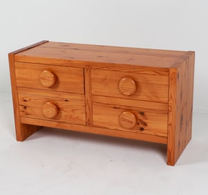 SVEN LARSSON DANISH PINE HALL CHEST C. 1980'S
