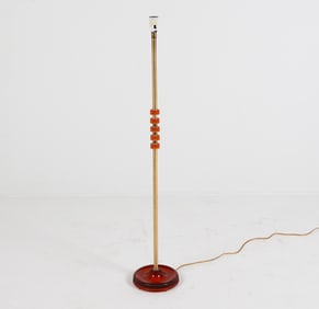 CARL FAGERLUND FOR ORREFORS FLOOR LAMP C. 1970'S