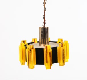 CLAUS BOLBY FOR CEBO PENDANT LIGHT C. 1970'S