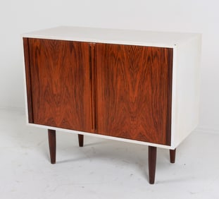 KAI KRISTIANSEN ROSEWOOD TAMBOUR CABINET C. 1970'S