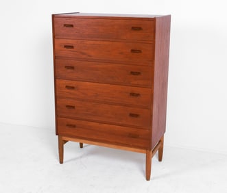 EJVIND A. JOHANSSON DANISH TEAK CHEST C. 1970'S