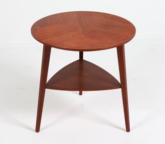 DANISH TEAK SIDE TABLE C. 1970'S