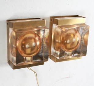 VIKTRA 'MARITIM' DANISH WALL SCONCES C. 1970'S