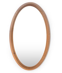 SCHIONNING & ELGAARD PINE WALL MIRROR C. 1970'S