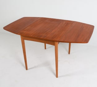 DANISH TEAK DROP-LEAF BREAKFAST TABLE C.1960'S