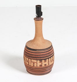DANISH AKSELLA DESIGN CERAMIC TABLE LAMP C. 1970'S