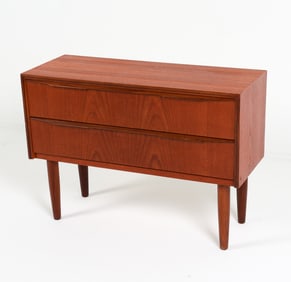 DANISH TEAK SIDE CHEST C. 1970'S