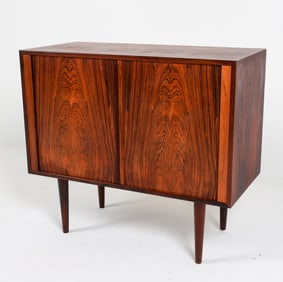 KAI KRISTIANSEN ROSEWOOD TAMBOUR MEDIA CABINET