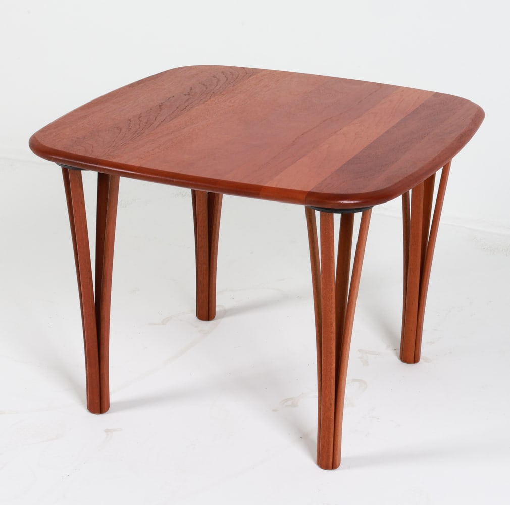 HASLEV DANISH TEAK SIDE TABLE C.1990'S (1 of 13)