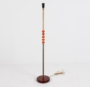 CARL FAGERLUND FOR ORREFORS FLOOR LAMP C. 1970'S