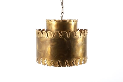 SVEND AAGE HOLM SORENSEN BRASS PENDANT LIGHT