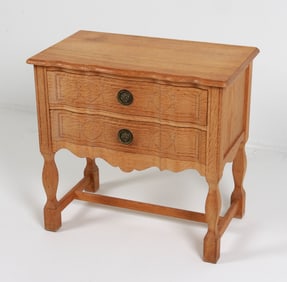 KJAERNULF STYLE DANISH OAK SIDE CHEST C. 1970'S