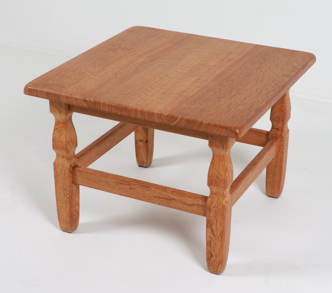 KJAERNULF STYLE DANISH OAK COFFEE TABLE C. 1970'S (1 of 10)