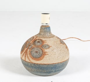 SOHOLM DANISH CERAMIC TABLE LAMP C. 1960'S
