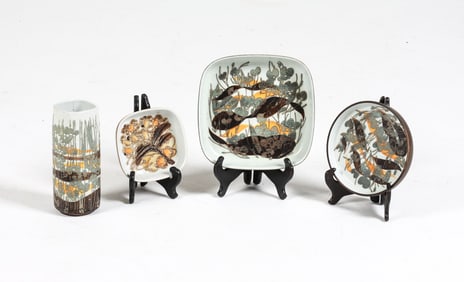 ROYAL COPENHAGEN FAJANCE CERAMIC GROUPING