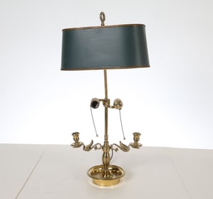 BRASS BOUILLOTTE TABLE LAMP