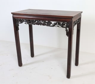 CHINESE CARVED WOODEN CONSOLE TABLE