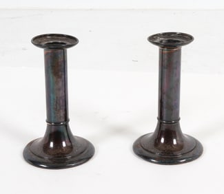 TIFFANY STERLING SILVER CANDLESTICKS