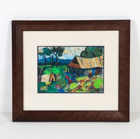 EUGENE MALONGA (CONGO 1930-2005) - PAINTING