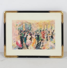 WATERCOLOR ILLUSTRATION - DANCING SCENE