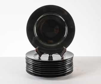 FITZ & FLOYD PORCELAIN CHARGER PLATES