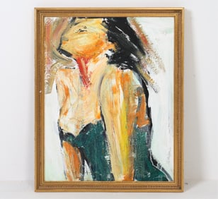 IMPRESSIONISTIC PORTRAIT OF A WOMAN O/C