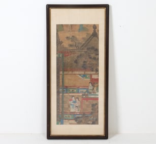 ANTIQUE CHINESE PAINTING ON SILK