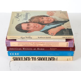 GROUPING OF BIOGRAPHY COFFEE TABLE BOOKS