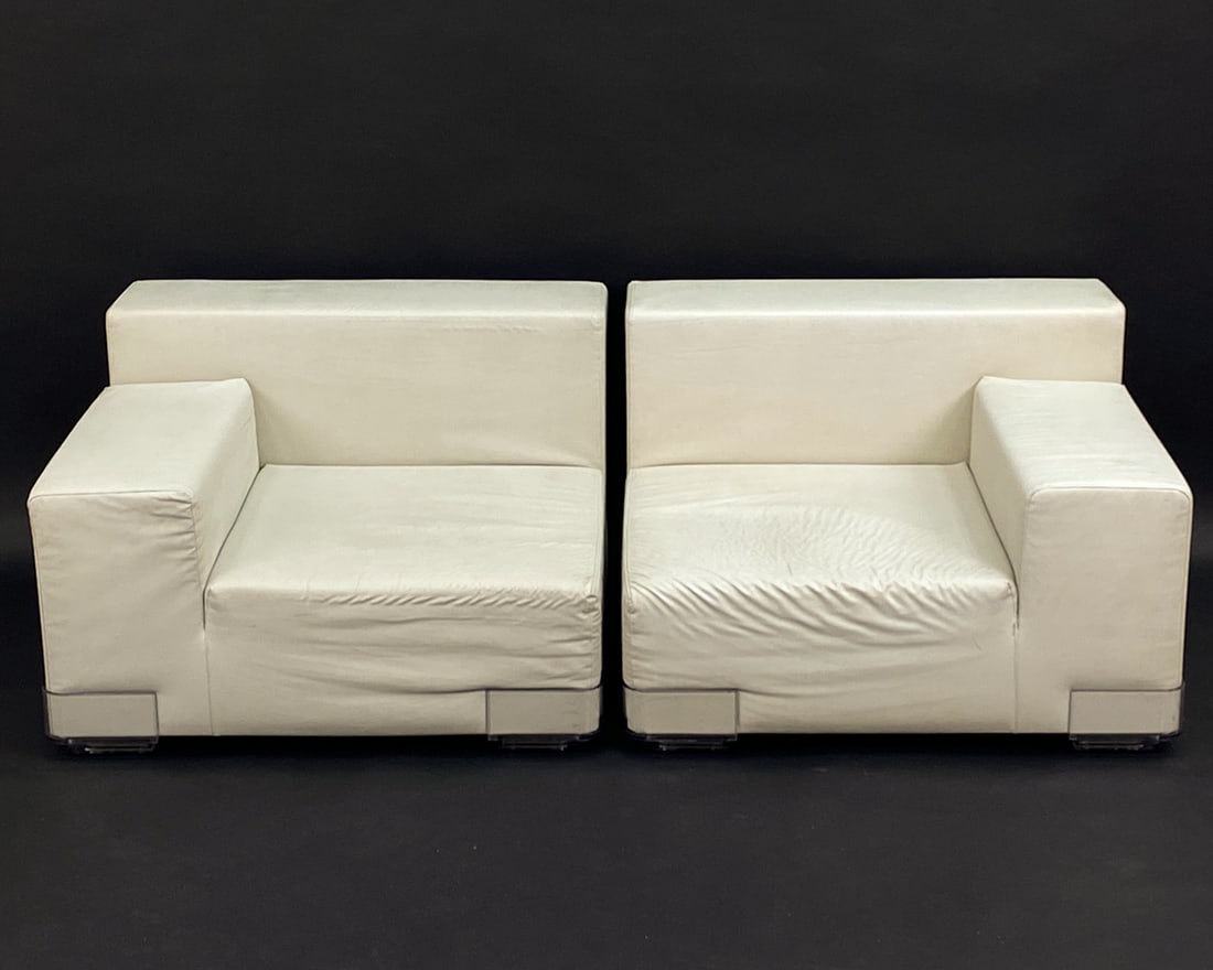 PIERO LISSONI FOR KARTELL 2-PIECE "PLASTICS SOFA" (1 of 13)