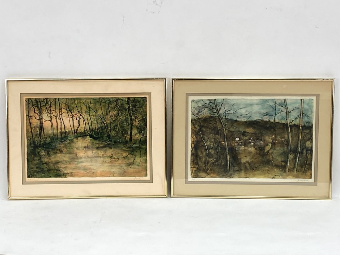 (2) BERNARD GANTNER (FRENCH,1928-2018) LITHOGRAPHS (1 of 11)