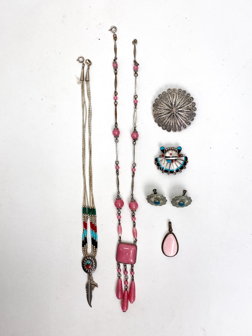 GROUPING OF VINTAGE JEWELRY INCL. STERLING (1 of 20)